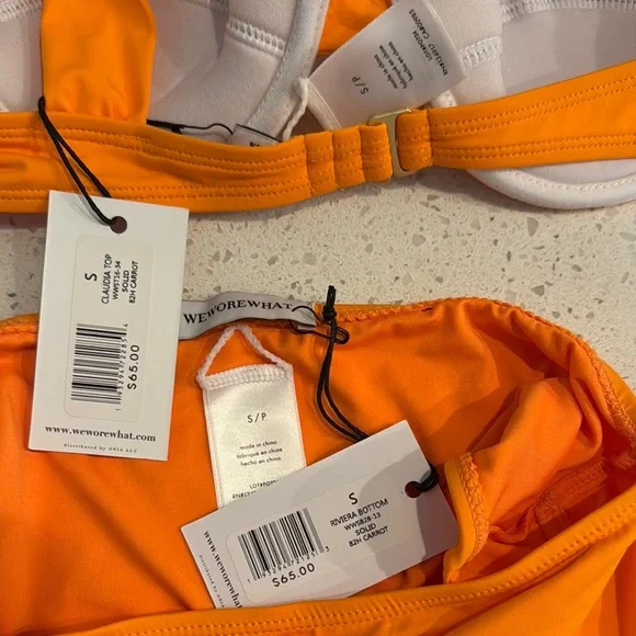 WeWoreWhat Orange Bikini Set - Picture 3 of 3